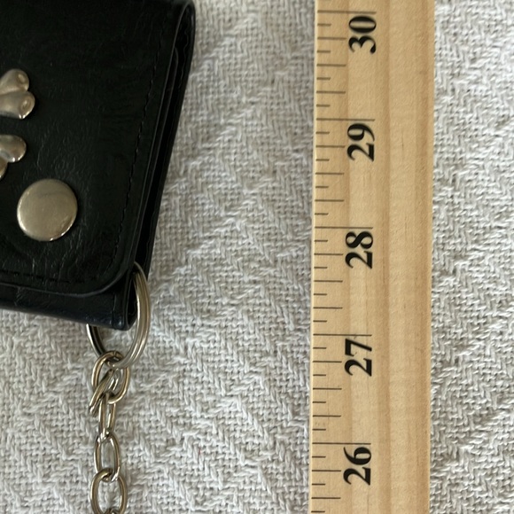 ☠️ Black Trifold Wallet with Skull and Cross ☠️ - Picture 10 of 13